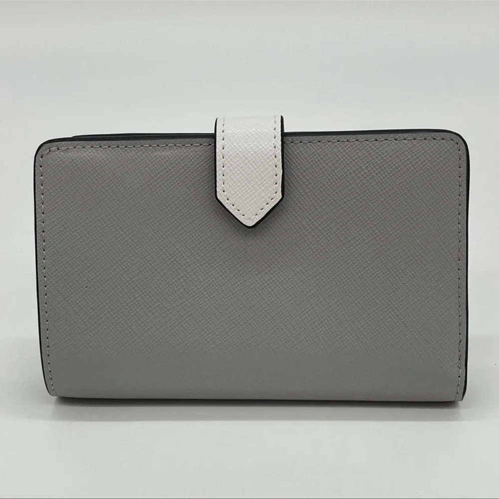 Kate Spade Colorblock Medium Compact Bifold Wallet - Picture 5 of 9